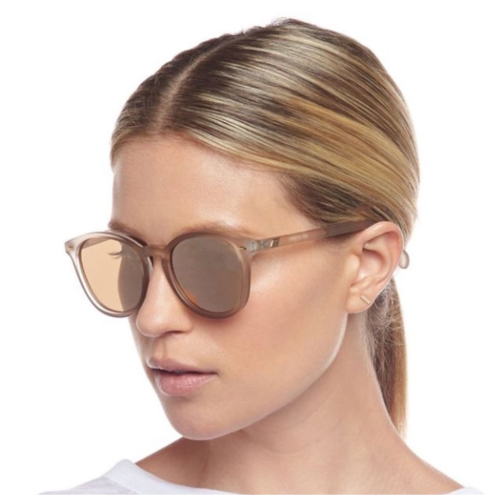 Le Specs Bandwagon Raw Sugar Frame / Mirrored Champagne Lens - NWOC